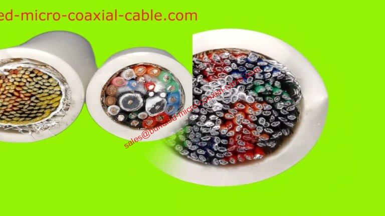 Quality Control Testing Multi-Core Coaxial Cables Ultrasound Transducers echocardiogram Analog cable