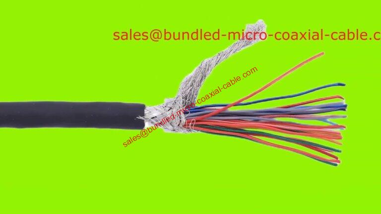 Blindagem multicamada de sua eficácia Conjuntos de cabos transdutores de ultrassom multicoaxiais