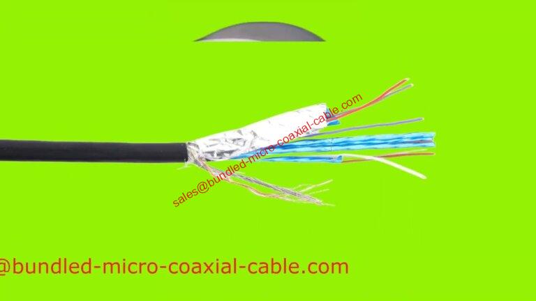 Conjuntos de cabos coaxiais multinúcleos de alta qualidade para equipamentos de ultrassom veterinário