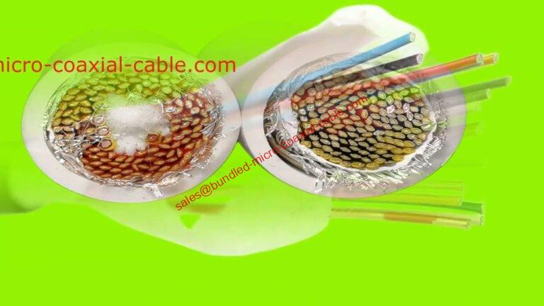 170-канальный медицинский легкий коксаиальный кабель портативный ультразвуковой кабель периферийный сосуд