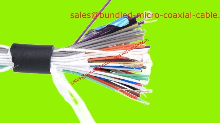 256 Bundled Micro Coaxial Cable Ultrasound Probe Cable Hitachi Ultrasound Machine Veterinary Ultraso