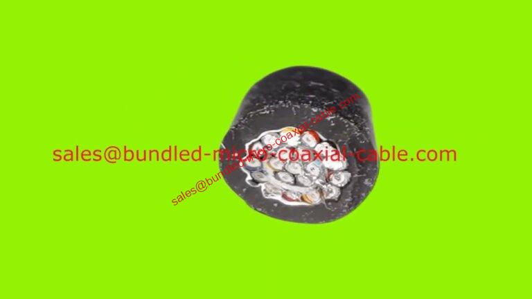34 Bundled Coaxial Cable Medical Fine Pitch Termination Ultrasound Scanning Cable Veterinary Diagnos