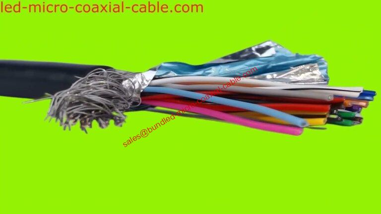 O impacto da lonxitude do cable Cables multicoaxiais Transdutores de ultrasóns Pezas de ultrasóns Cor personalizada