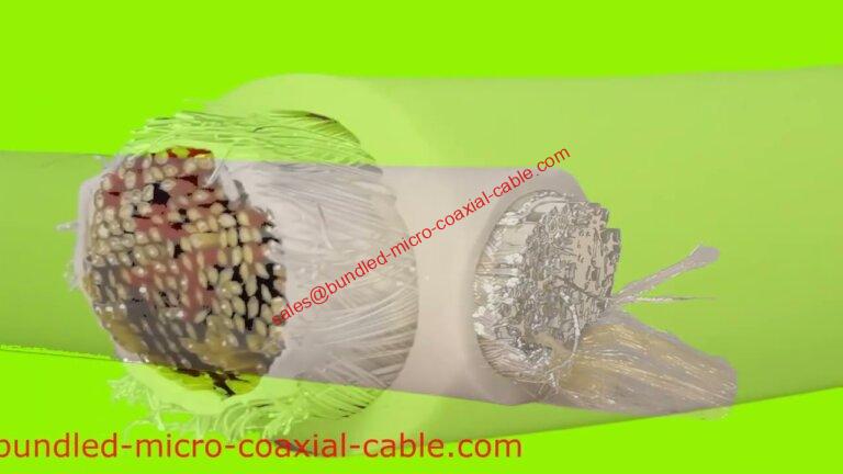 Ultrasound Transducer Cable for Cardiac Multi-Core Coaxial Cable Assemblies Ultrasonic Cable
