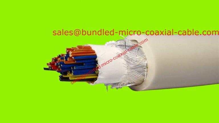Bundel meeraderige coaxiale kabelassemblages Ultrasone kabel Fabrikant van lintcoaxkabel