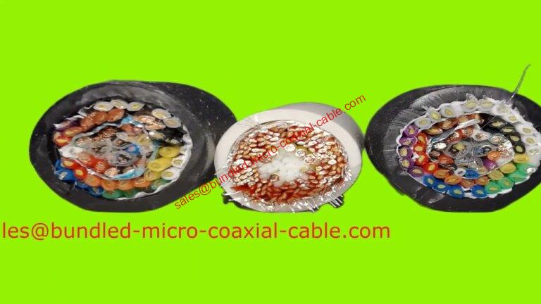 Probando a durabilidade da calidade dos cables microcoaxiais Transdutores de ultrasóns Cable portátil