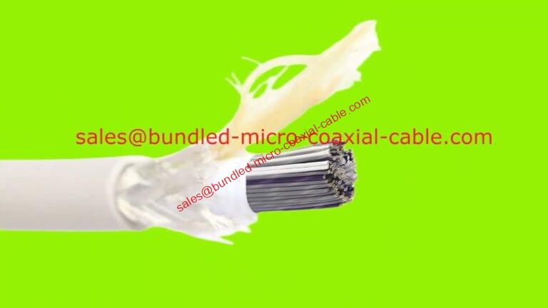 Custom Micro Coaxial Cables Ultrasound Transducers Cable Assemblies Ultrasound Probe Cable Imaging