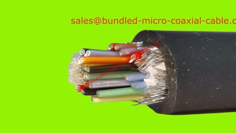 cable OVM6946 cable ovm6946 de cables médicos de conxuntos de cables de transductor de ultrasóns multicoaxial