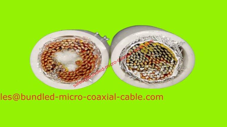 The differences between braided foil shielding multi-core coaxial cable assemblies Durable cable