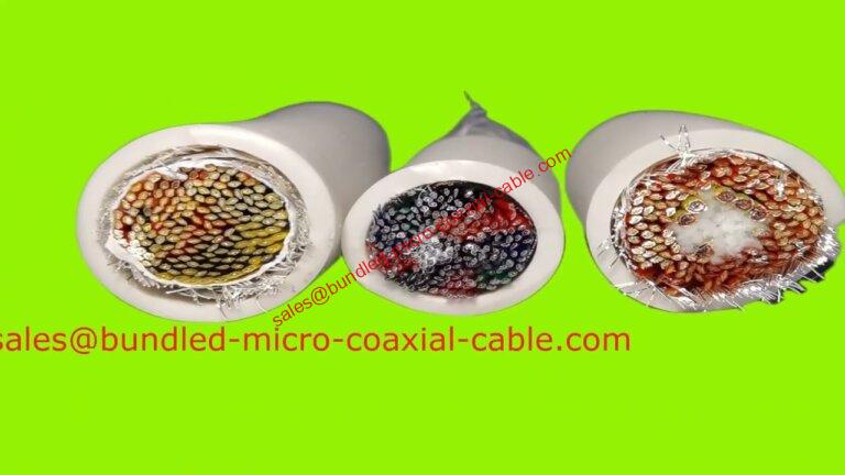 Op maat gemaakte echografiekabel Multi-coaxiale kabels Industrieel testen Ultrasone apparatuur Ruisonderdrukking