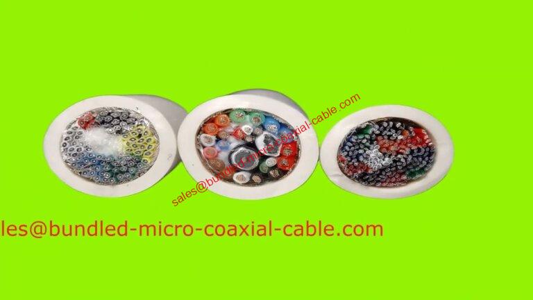 Desenvolvemento de cables microcoaxiais personalizables, transductores de ultrasóns, conxunto de cables blindados