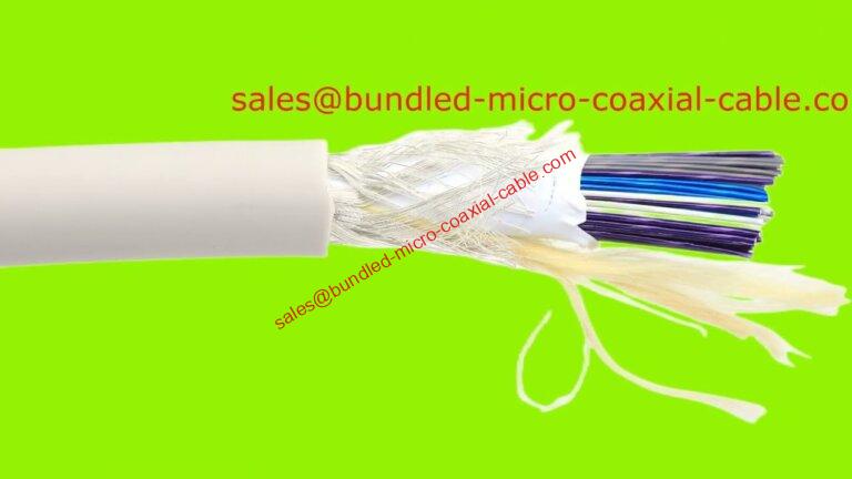 Custom Ultrasound transducer Cable Manufacturing Multi-Core Coaxial Cables Custom-supported cable