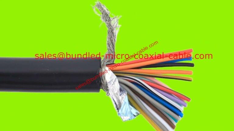 Custom Ultrasound Coaxial Cable multi-core coaxial cable assemblies industrial ultrasonic equipment