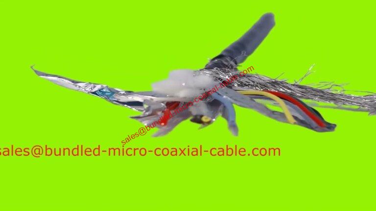 High-End Ultrasound Technology Multi-Core Coaxial Cable Assemblies Composite Hybrid Micro Coax Cable